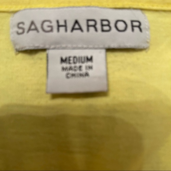 Sag Harbor Yellow Top Size Medium - Picture 5 of 5